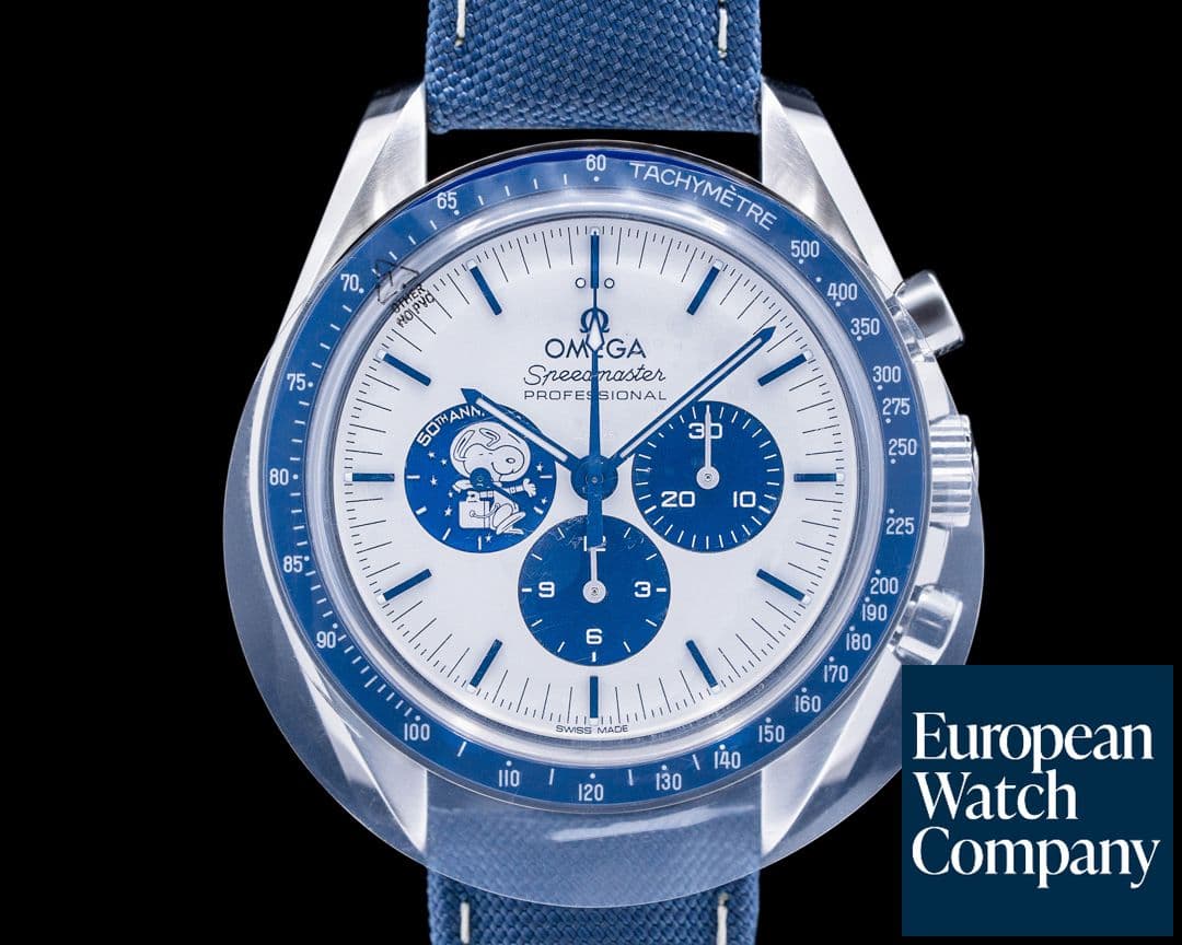 Image of Omega Speedmaster Silver Snoopy Award 50th Anniversary UNWORN