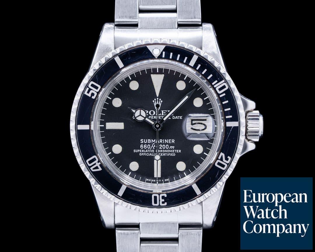 Image of Rolex Submariner 1680 SS Matte Dial Circa 1978