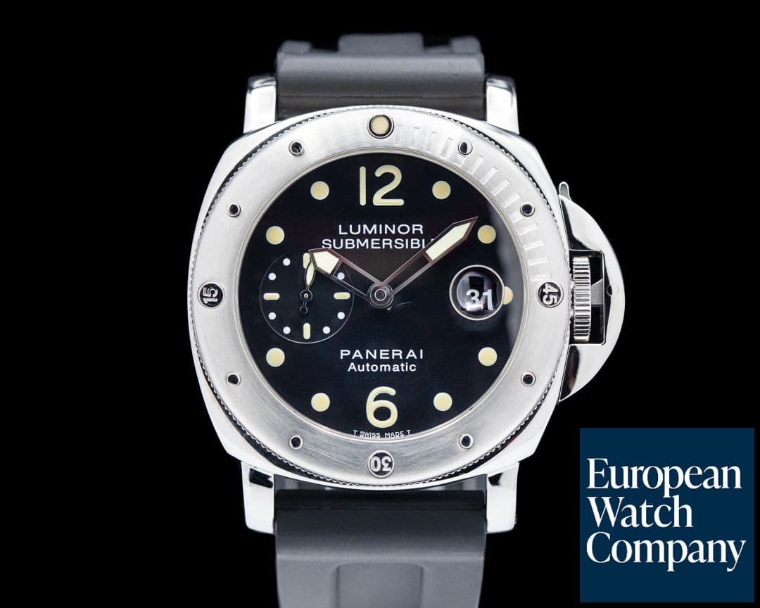 Image of Panerai Luminor Submersible SS Early Tritium Dial