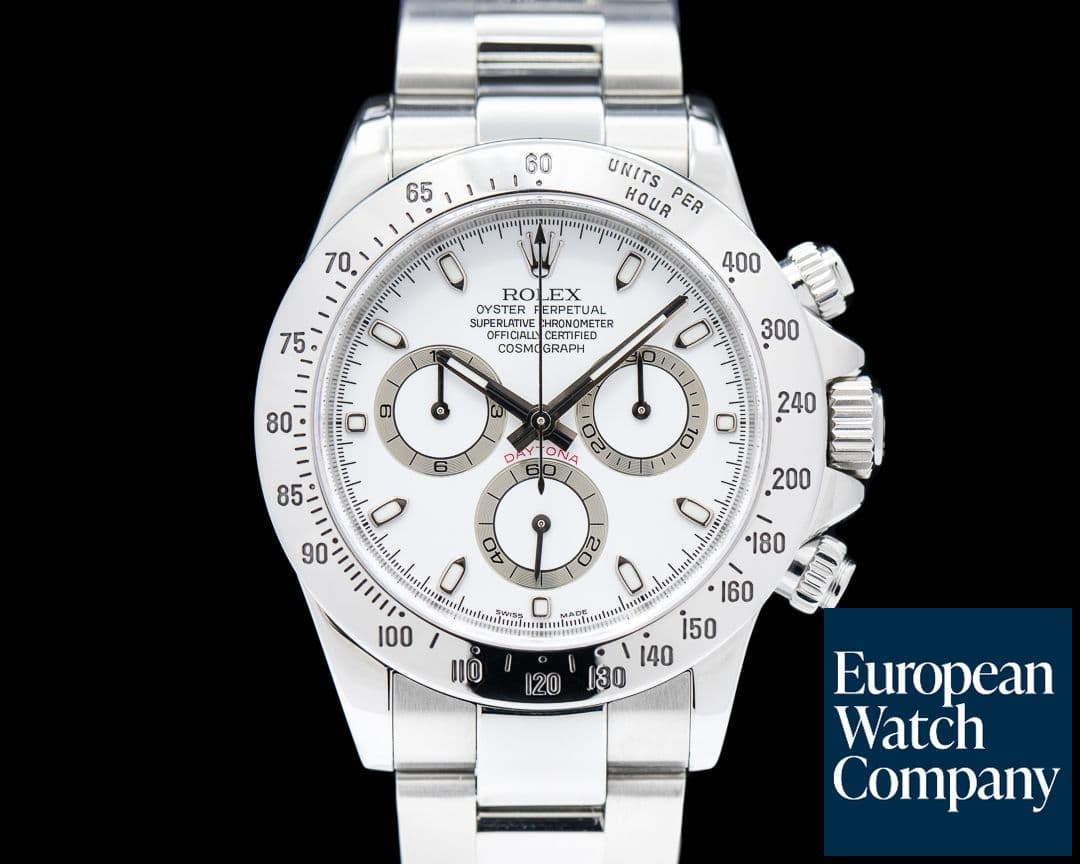 Image of Rolex Daytona 116520 White Dial SS