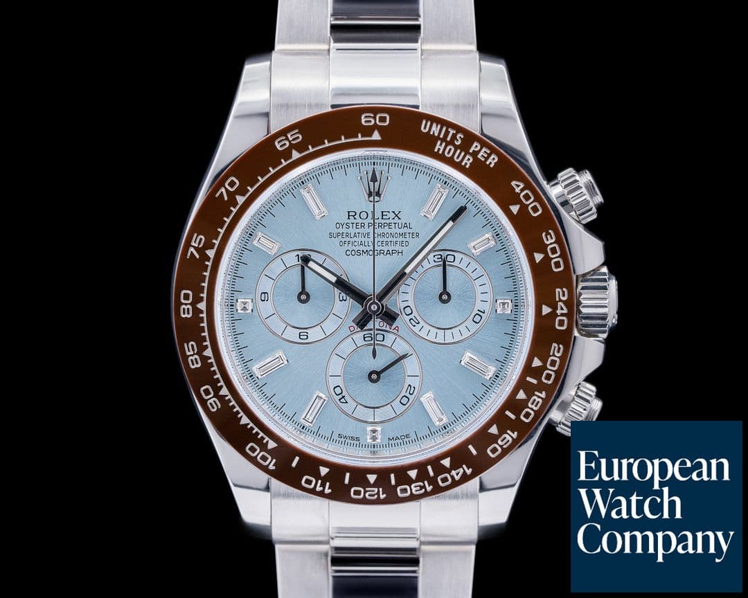 Image of Rolex Daytona Platinum 116506 Baguette Diamond Dial
