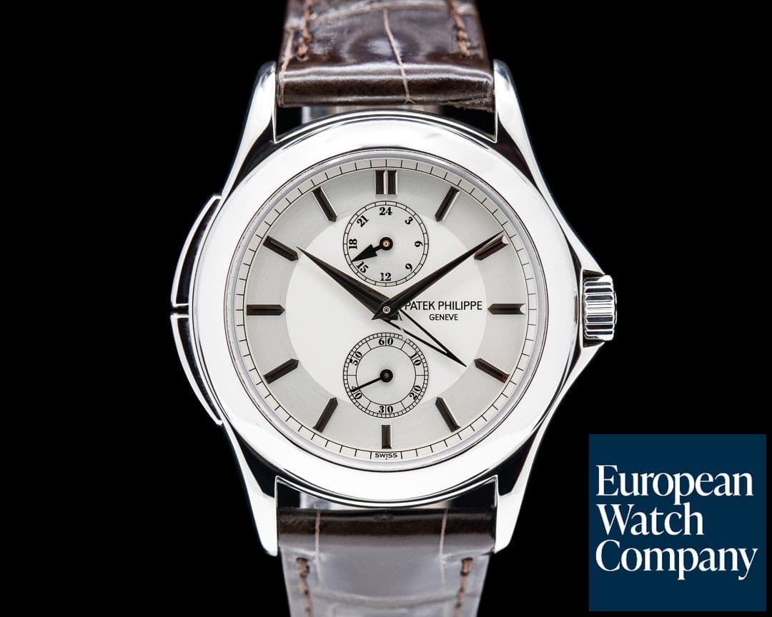 Image of Patek Philippe Travel Time Manual Silver Dial Platinum 