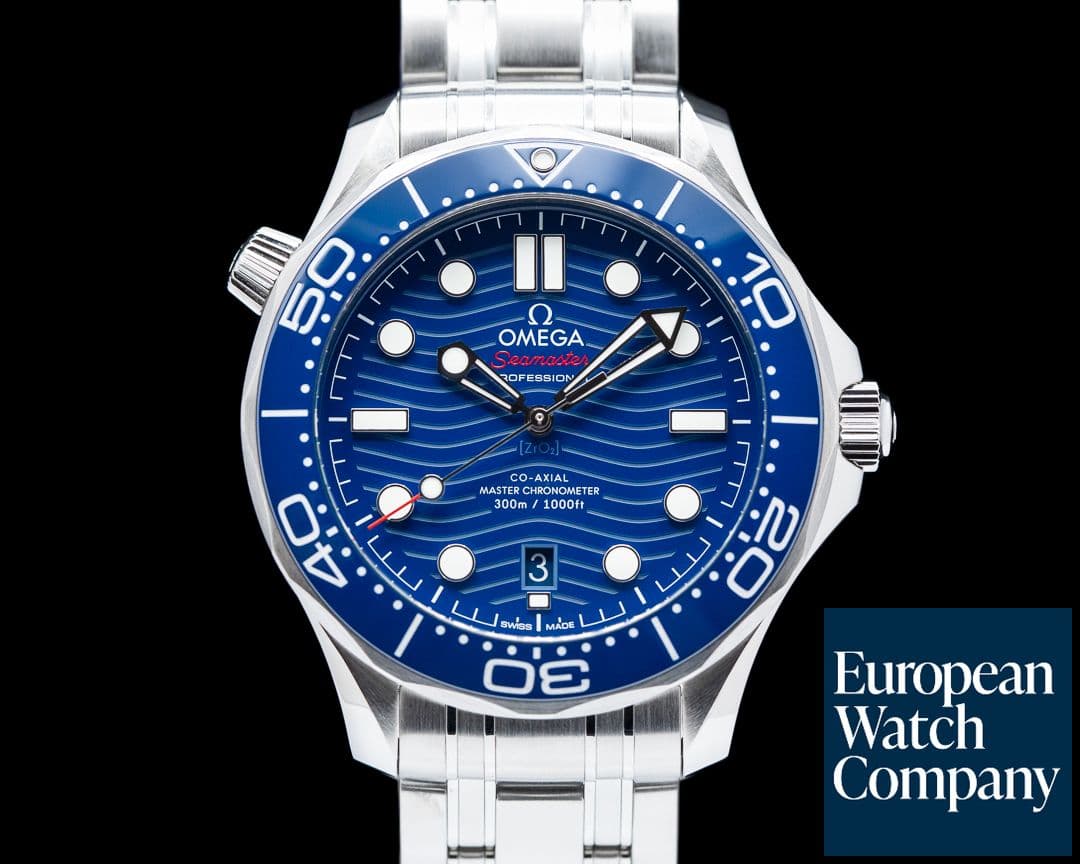 Image of Omega Seamaster Diver 300M SS Blue Dial 42MM 