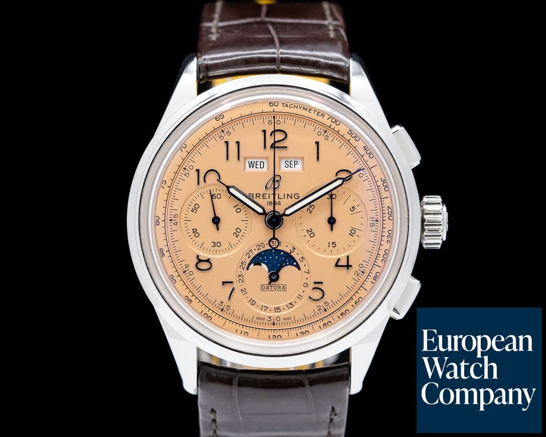 Image of Breitling Premier B25 Datora Salmon Dial 