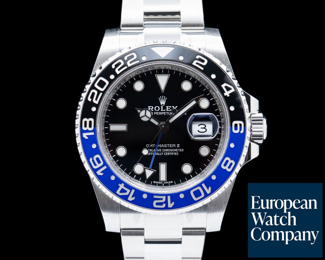 Image of Rolex GMT Master II 116710 Ceramic "Batman" SS