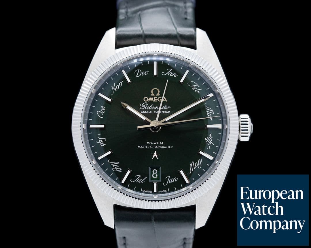 Image of Omega Globemaster Co-Axial Master Chronometer Annual Calendar Green Dial