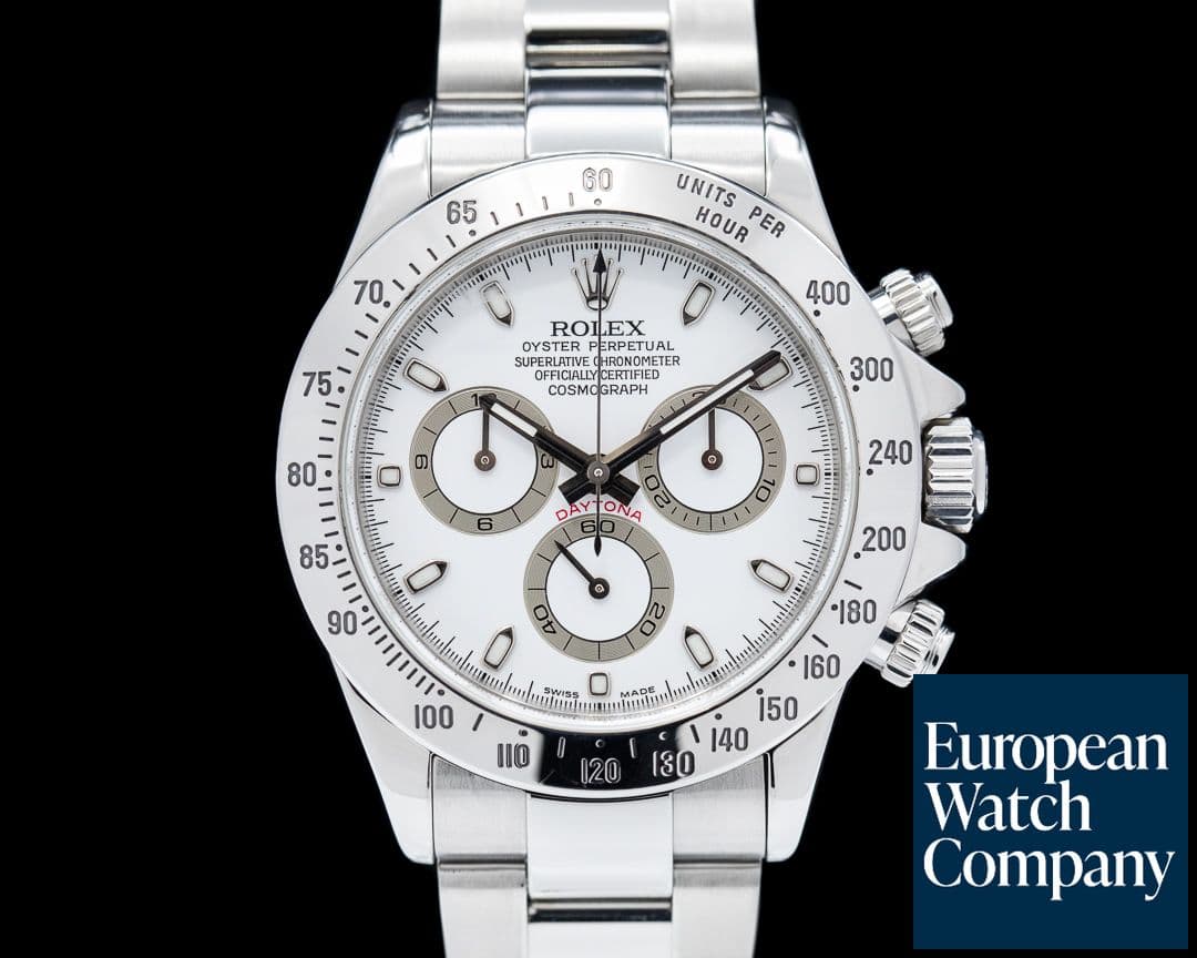 Image of Rolex Daytona 116520 White Dial SS 