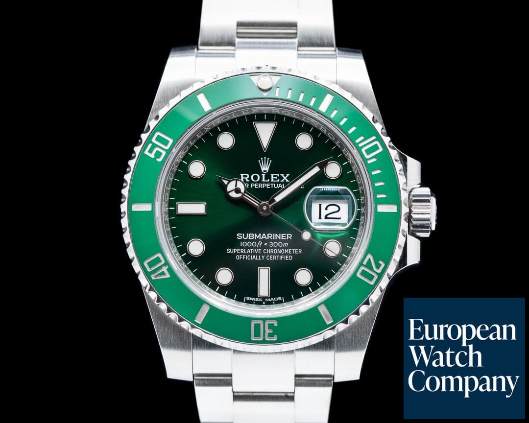 Image of Rolex Submariner "Hulk" Green Ceramic Bezel Green Dial SS