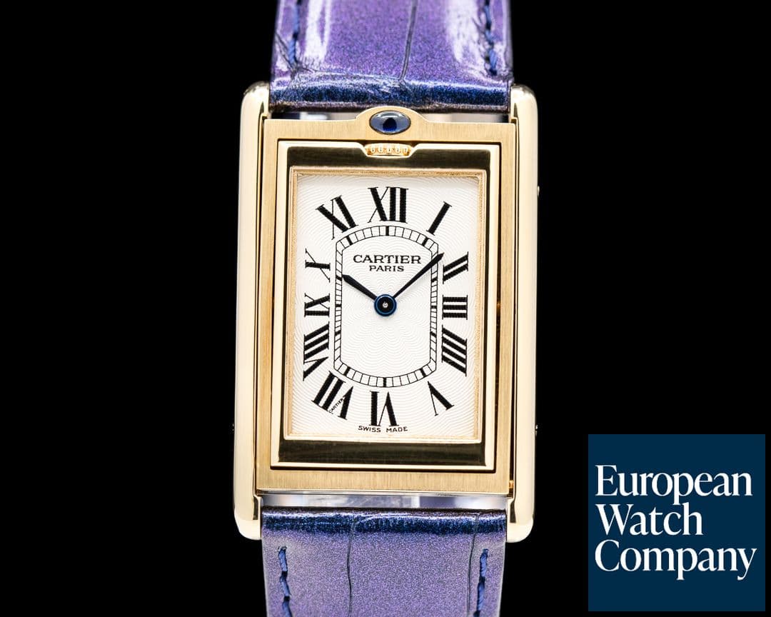 Image of Cartier Privee Tank Basculante 18K Yellow Gold LIMITED CPCP