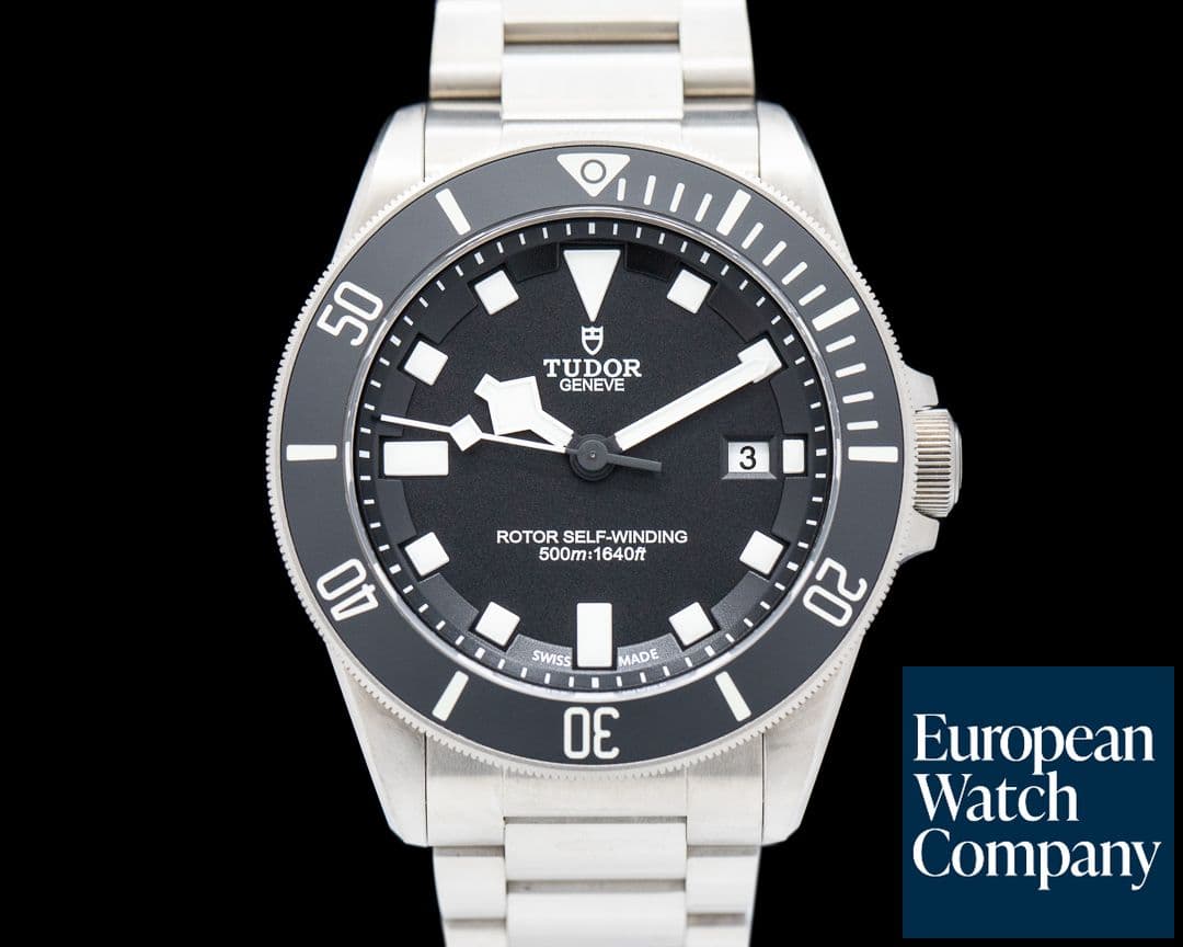 Image of Tudor Pelagos Black Dial Titanium / Bracelet