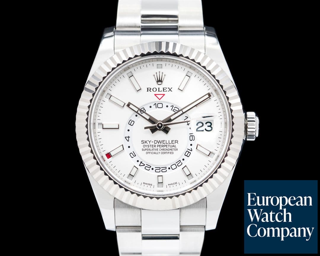 Image of Rolex Sky Dweller 326934 Steel White Dial SS 