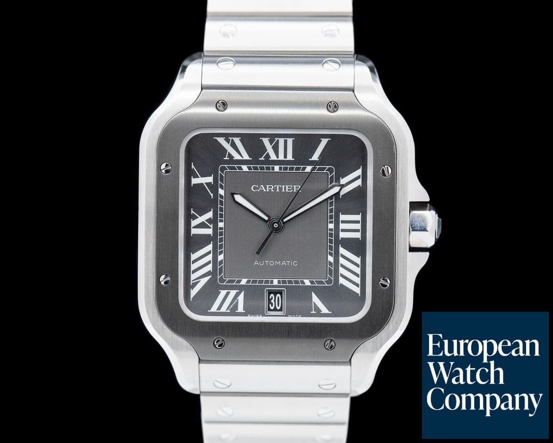 Image of Cartier Santos Large SS / SS Grey Dial Automatic