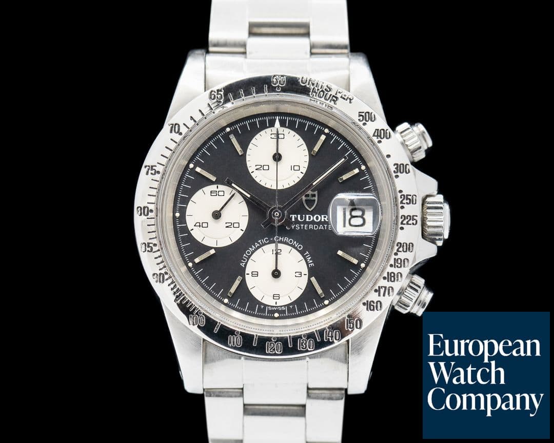 Image of Tudor Vintage Reverse panda 94300 Chronograph SS Big Block