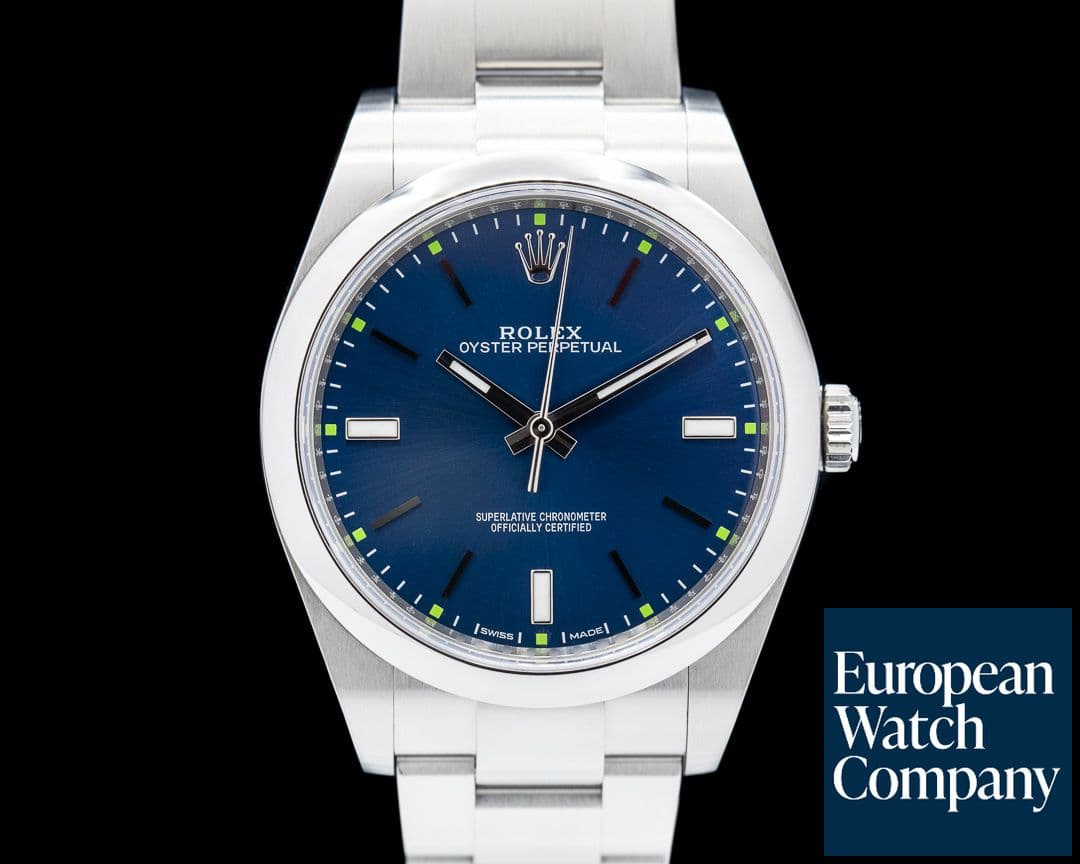 Image of Rolex Oyster Perpetual SS Blue Dial 