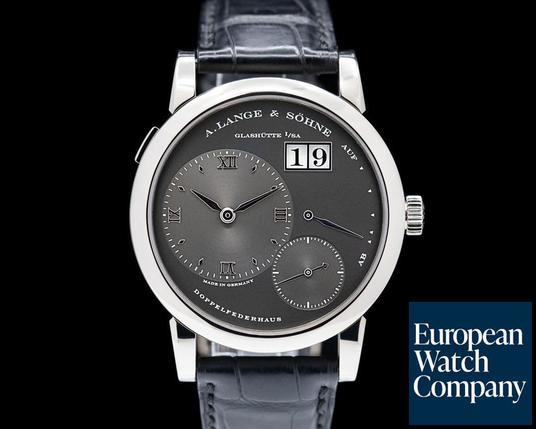 Image of A. Lange and Sohne Lange 1 101.030 Grey Slate Dial White Gold 