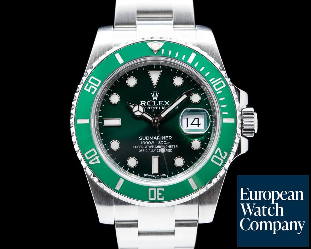 Image of Rolex Submariner "Hulk" Green Ceramic Bezel Green Dial SS