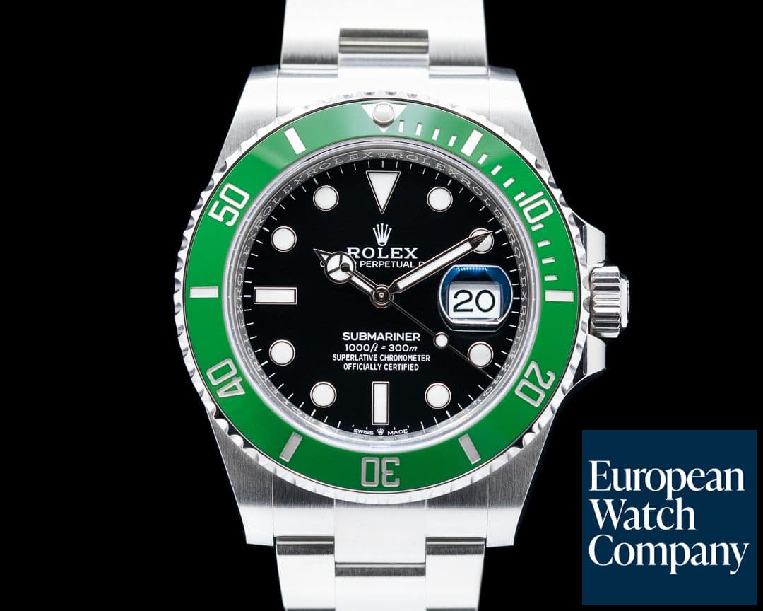 Image of Rolex Submariner Date 126610LV Kermit GREEN Ceramic Bezel 41MM 2023 UNWORN