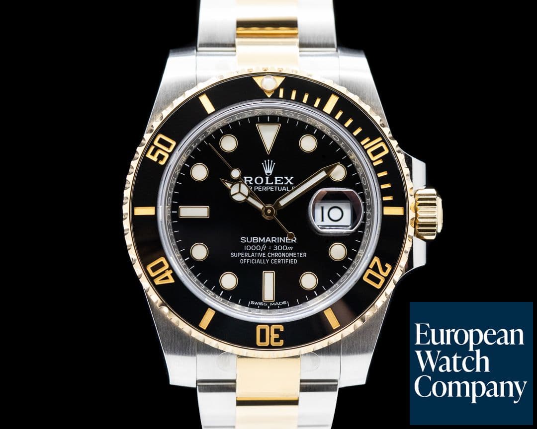 Image of Rolex Submariner 116613LN Ceramic Black Dial 18K / SS 