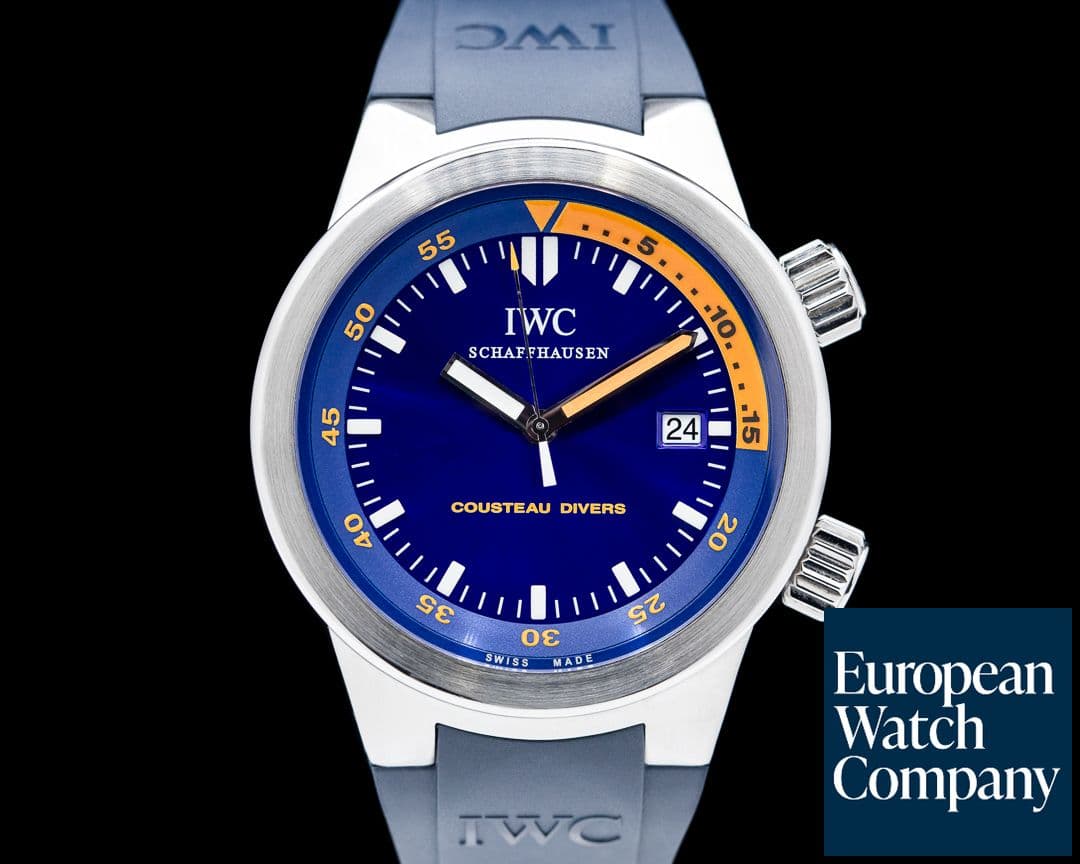 Image of IWC Aquatimer Automatic COUSTEAU DIVERS SS / Rubber 