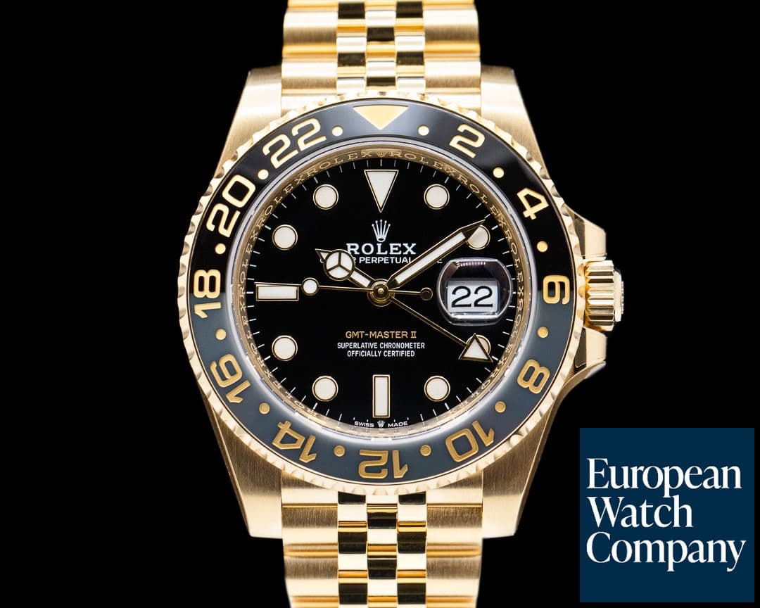 Image of Rolex GMT Master II 126718 18K Yellow Gold NEW MODEL UNWORN