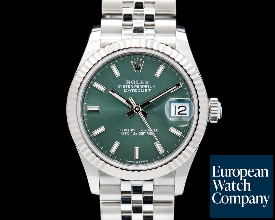 Image of Rolex Datejust 31MM Stainless Steel Mint Dial 2023
