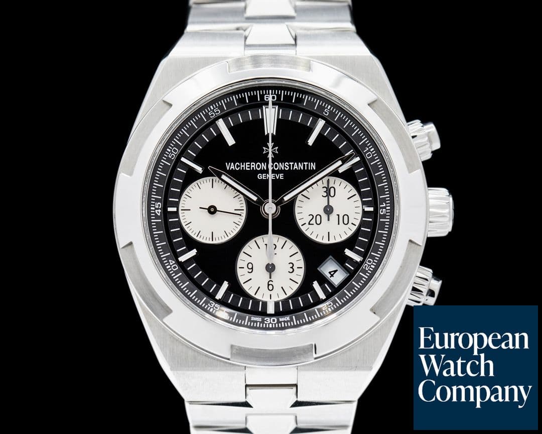 Image of Vacheron Constantin Overseas 5500V/110A Chronograph Black Panda Dial SS 2022