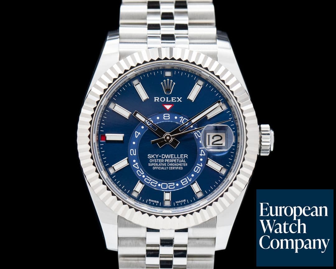 Image of Rolex Sky Dweller 326934 Steel Blue SS / Jubilee
