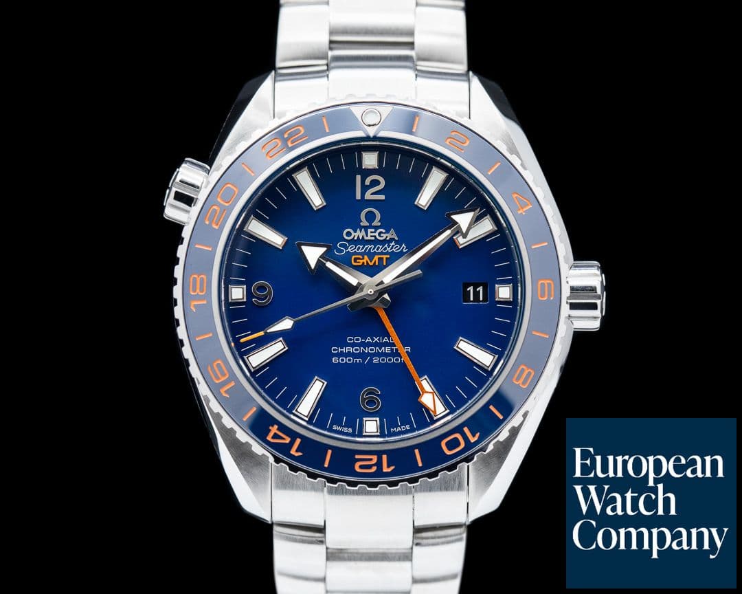 Image of Omega Seamaster Planet Ocean Good Planet GMT 600M Co-Axial Blue Dial 