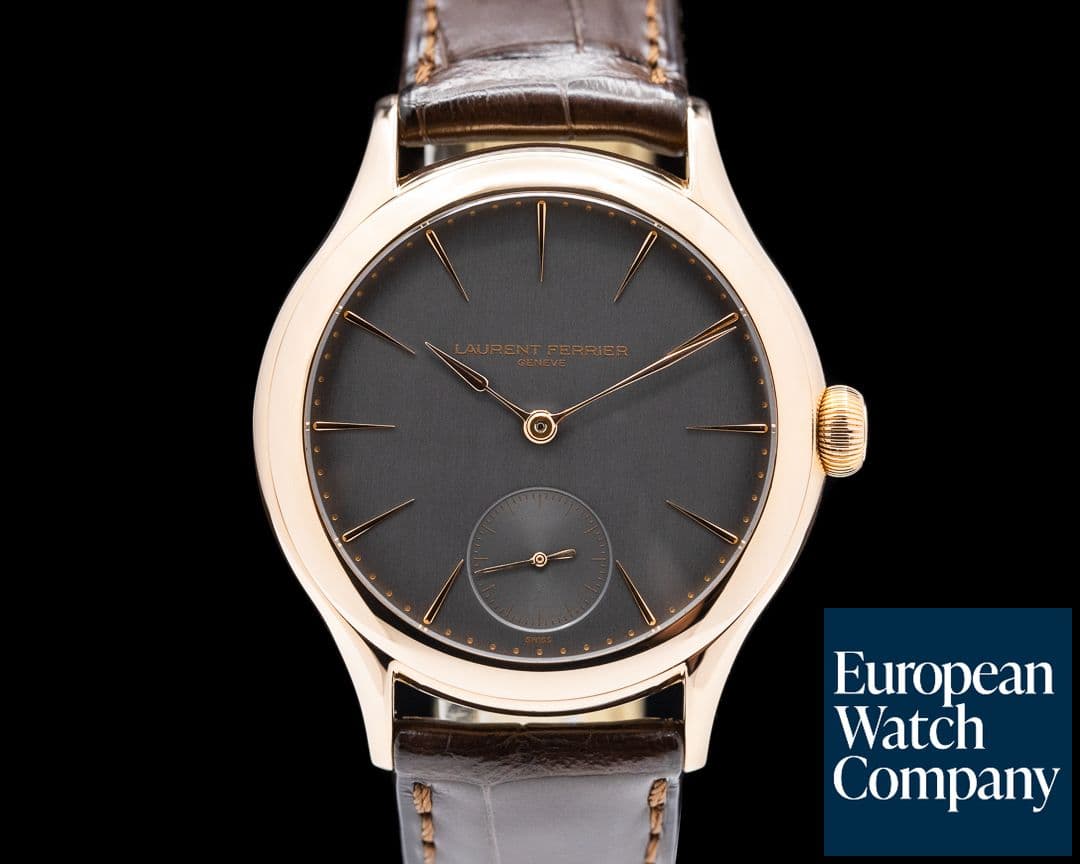 Image of Laurent Ferrier Galet Micro Rotor 18k Red Gold Silver Dial