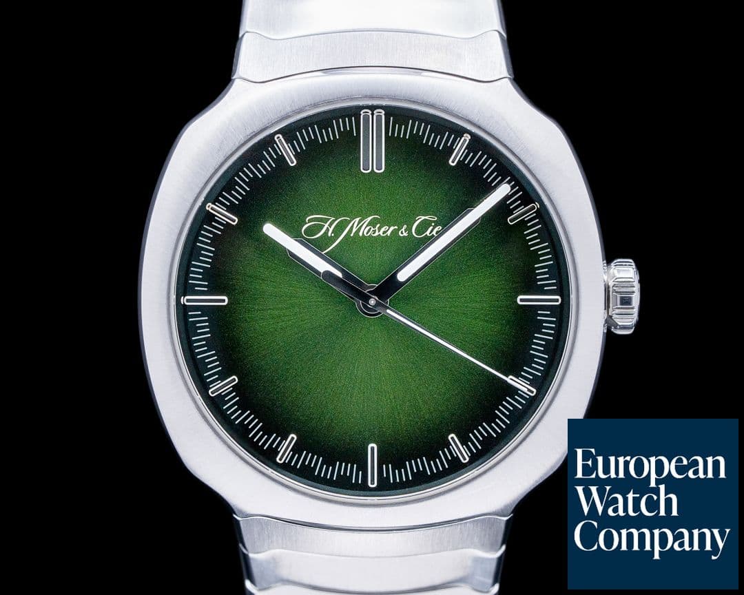 Image of H. Moser and Cie. Moser Streamliner Centre Seconds Green Dial