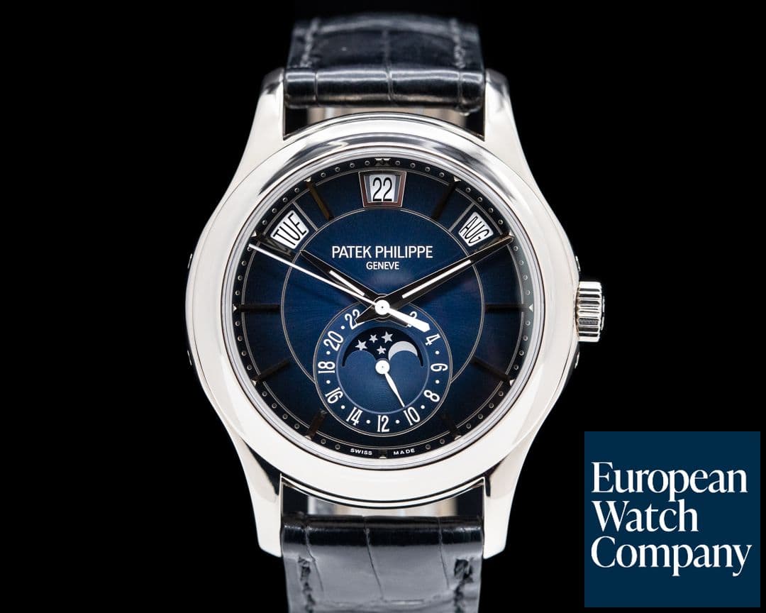 Image of Patek Philippe Annual Calendar 5205G Blue Dial 18K White Gold 