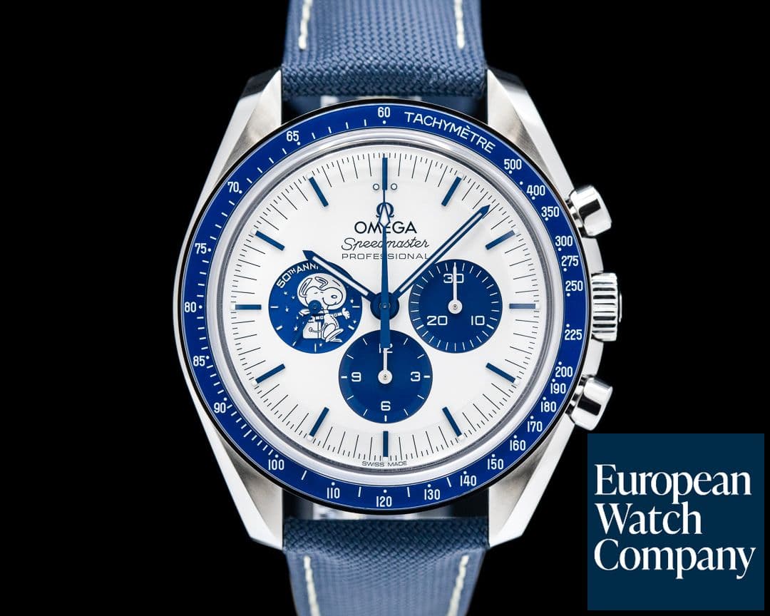 Image of Omega Speedmaster Silver Snoopy Award 50th Anniversary 