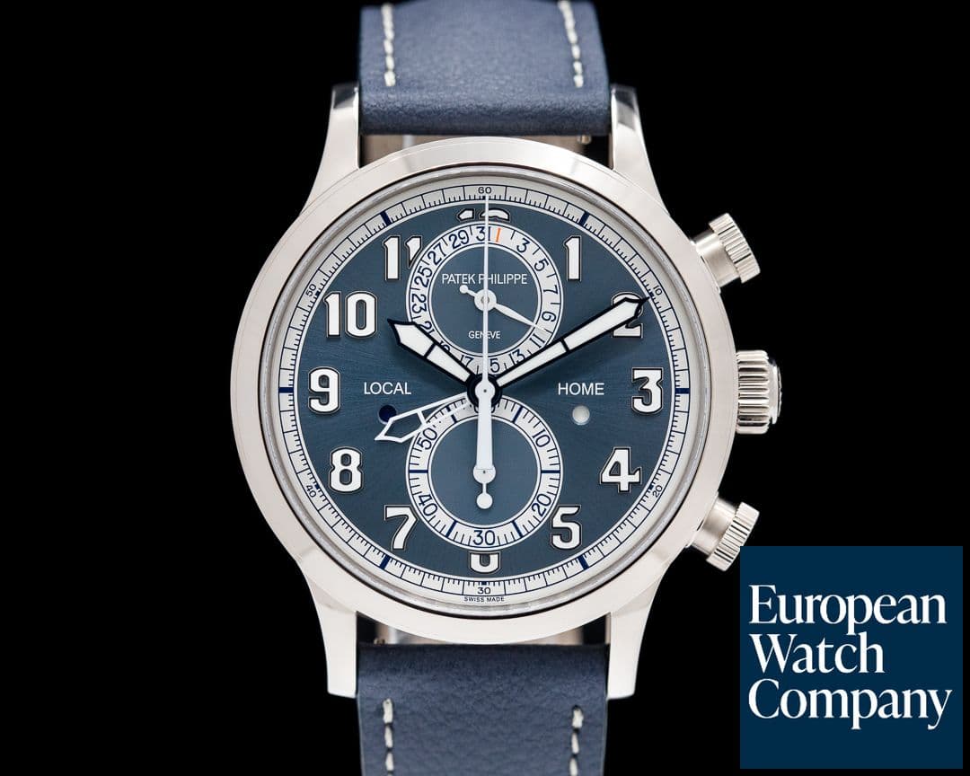 Image of Patek Philippe Calatrava 5924G Pilot Travel Time Chronograph 18k 2023 UNWORN