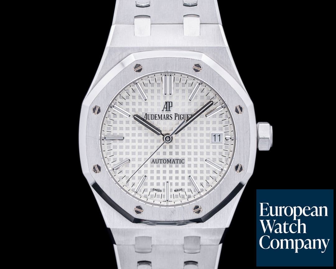 Image of Audemars Piguet Royal Oak 15450ST White Dial SS 37MM 