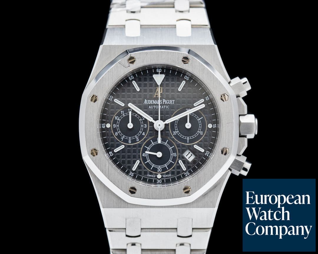 Image of Audemars Piguet Royal Oak Chronograph Blue Dial SS "Kasparov"