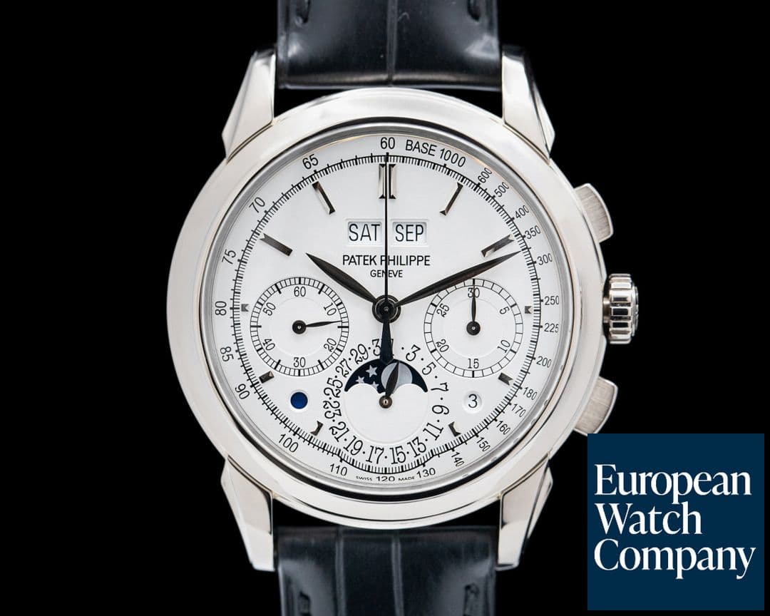 Image of Patek Philippe Perpetual Calendar 5270G-013 Chronograph 18K White Gold "CHIN" FULL SET