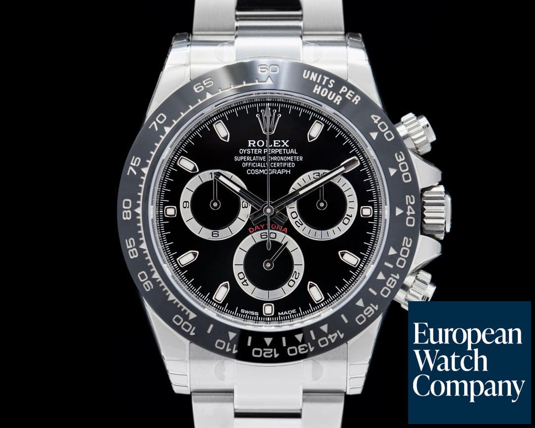 Image of Rolex Daytona 116500 Ceramic Bezel SS / Black Dial UNWORN STICKERED