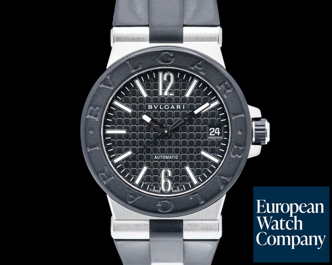 Image of Bulgari Diagono SS / Rubber
