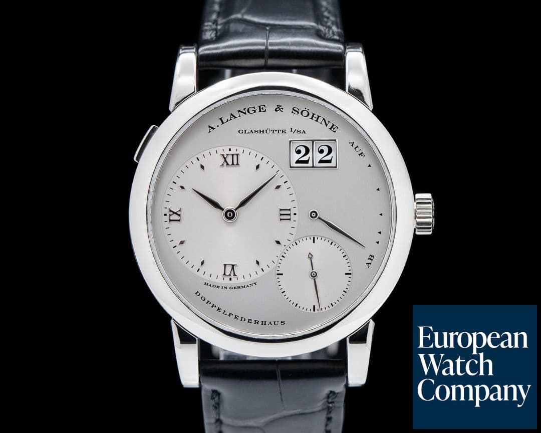 Image of A. Lange and Sohne Lange 1 101.025 Platinum "STEALTH" Silver Dial