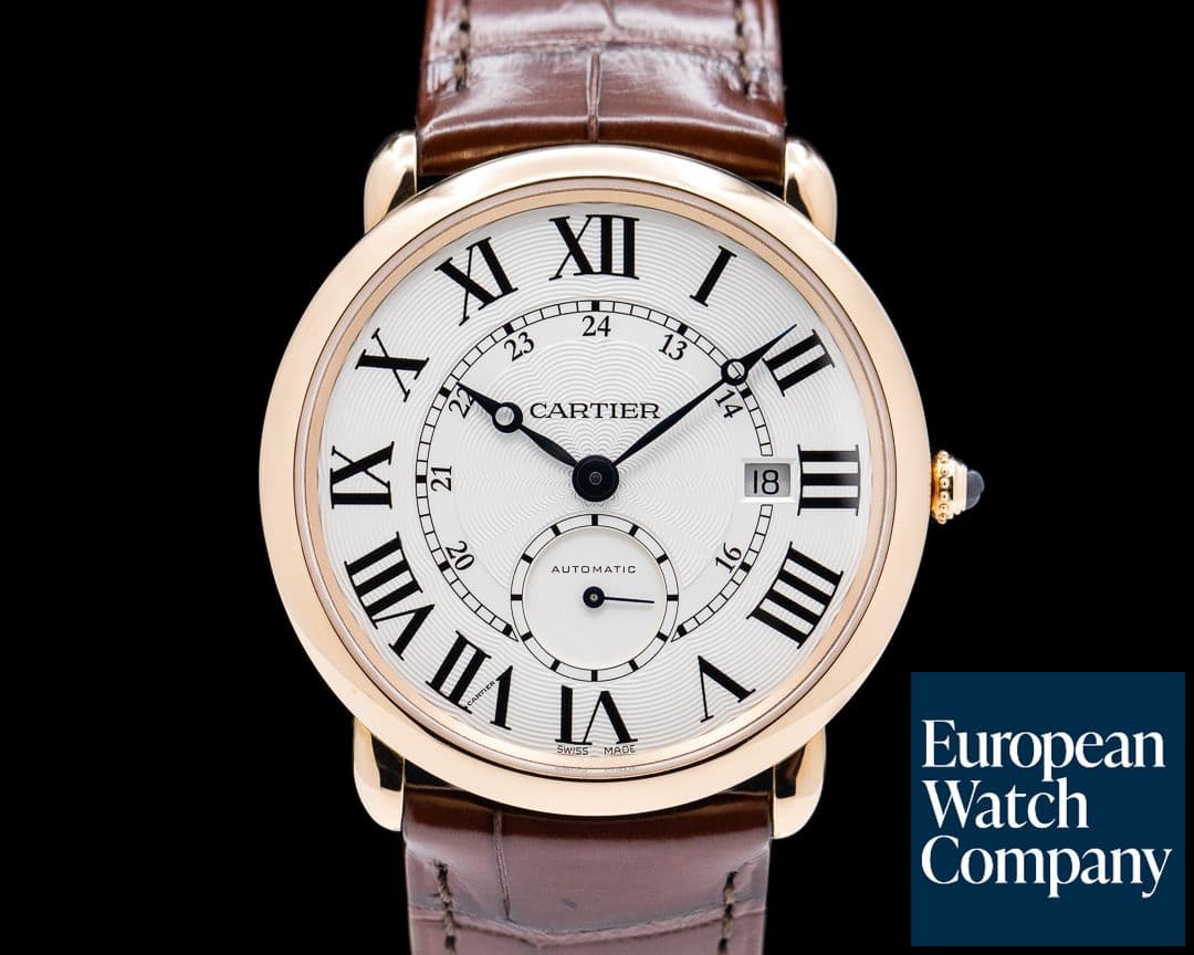 Image of Cartier Ronde Louis Cartier 18k Rose Gold Automatic 40mm