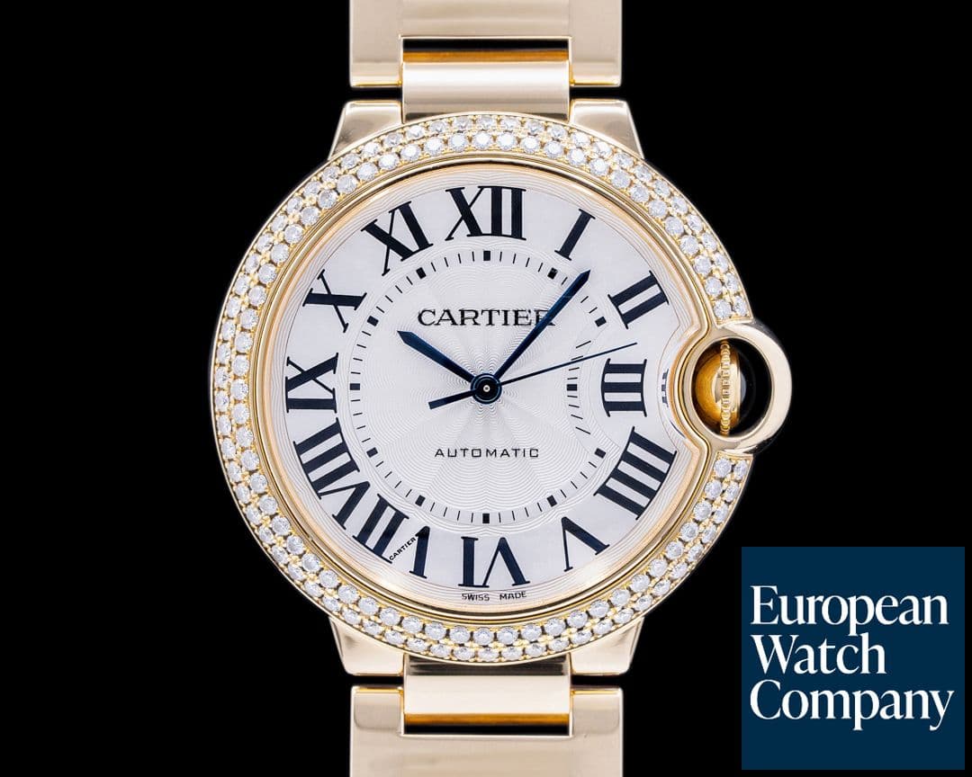 Image of Cartier Ballon Bleu Automatic 36MM YG / DIAMONDS