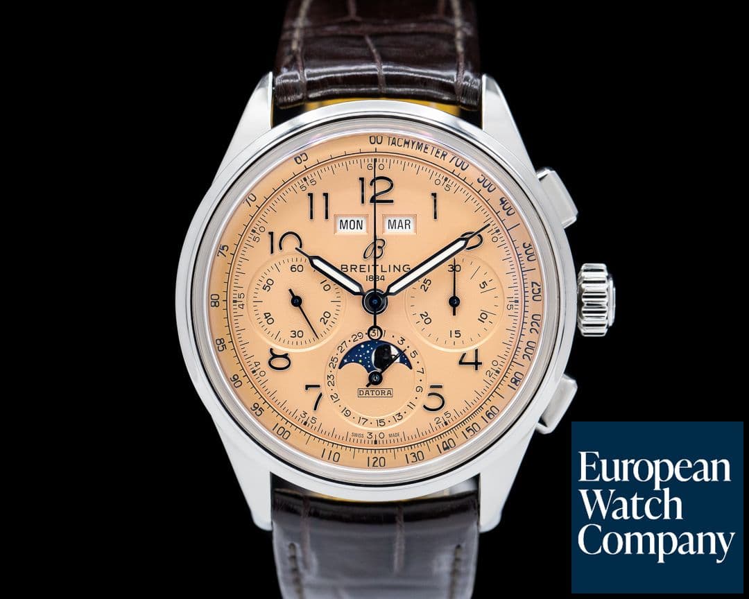 Image of Breitling Premier B25 Datora Salmon Dial 