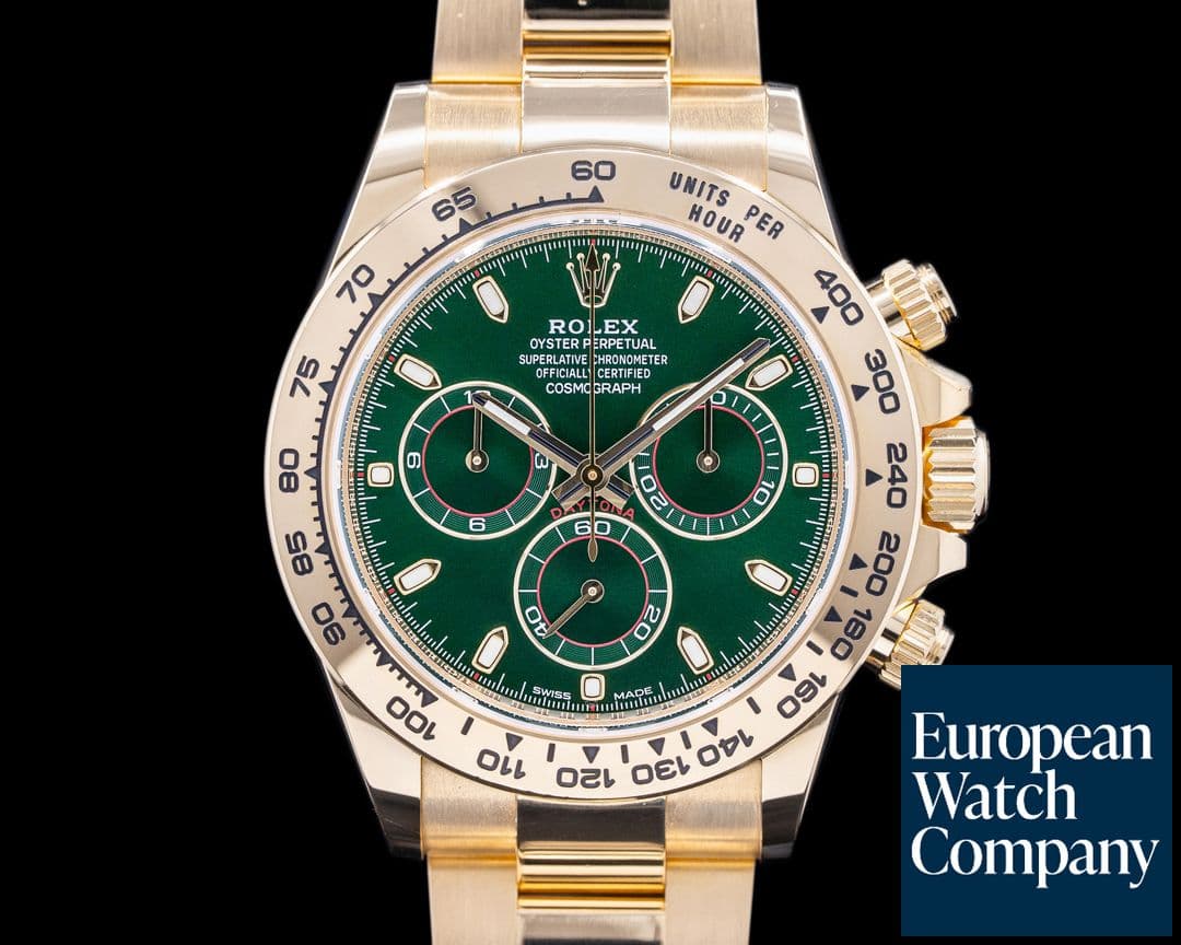 Image of Rolex Daytona 116508 18k Yellow Gold / Green Dial