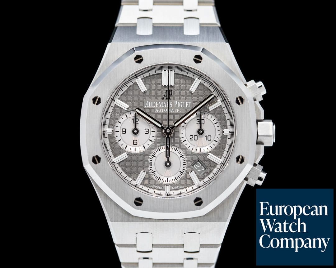 Image of Audemars Piguet Royal Oak Chronograph Ruthenium Dial SS 38MM