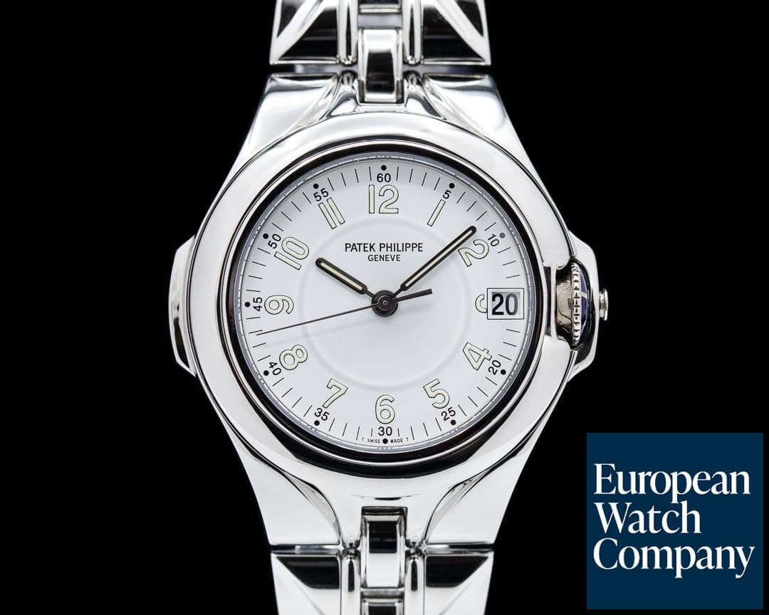 Image of Patek Philippe Sculpture 5091 White Dial SS