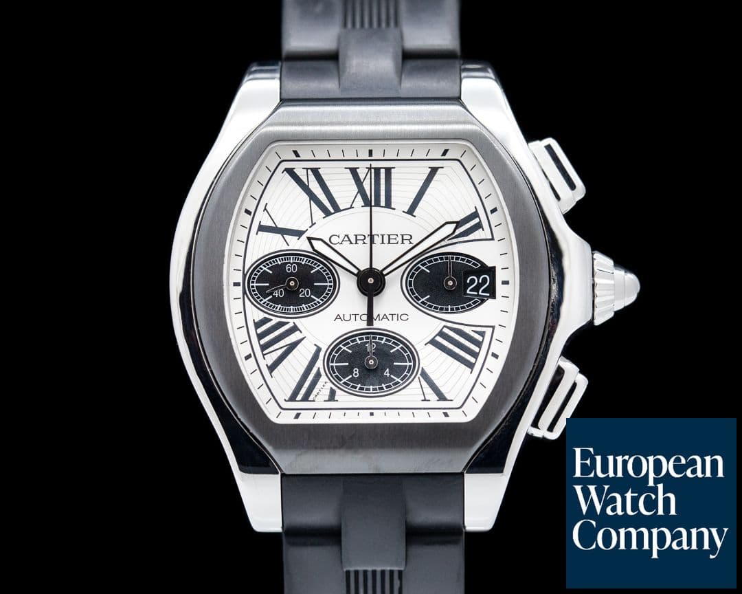 Image of Cartier Roadster Chronograph XL ADLC SS / Rubber 