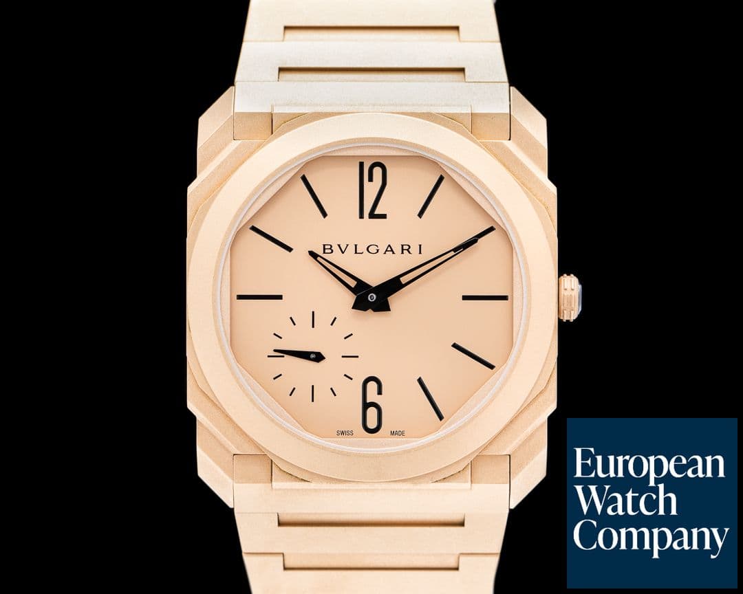 Image of Bulgari Octo Finissimo Extra Thin Rose Gold