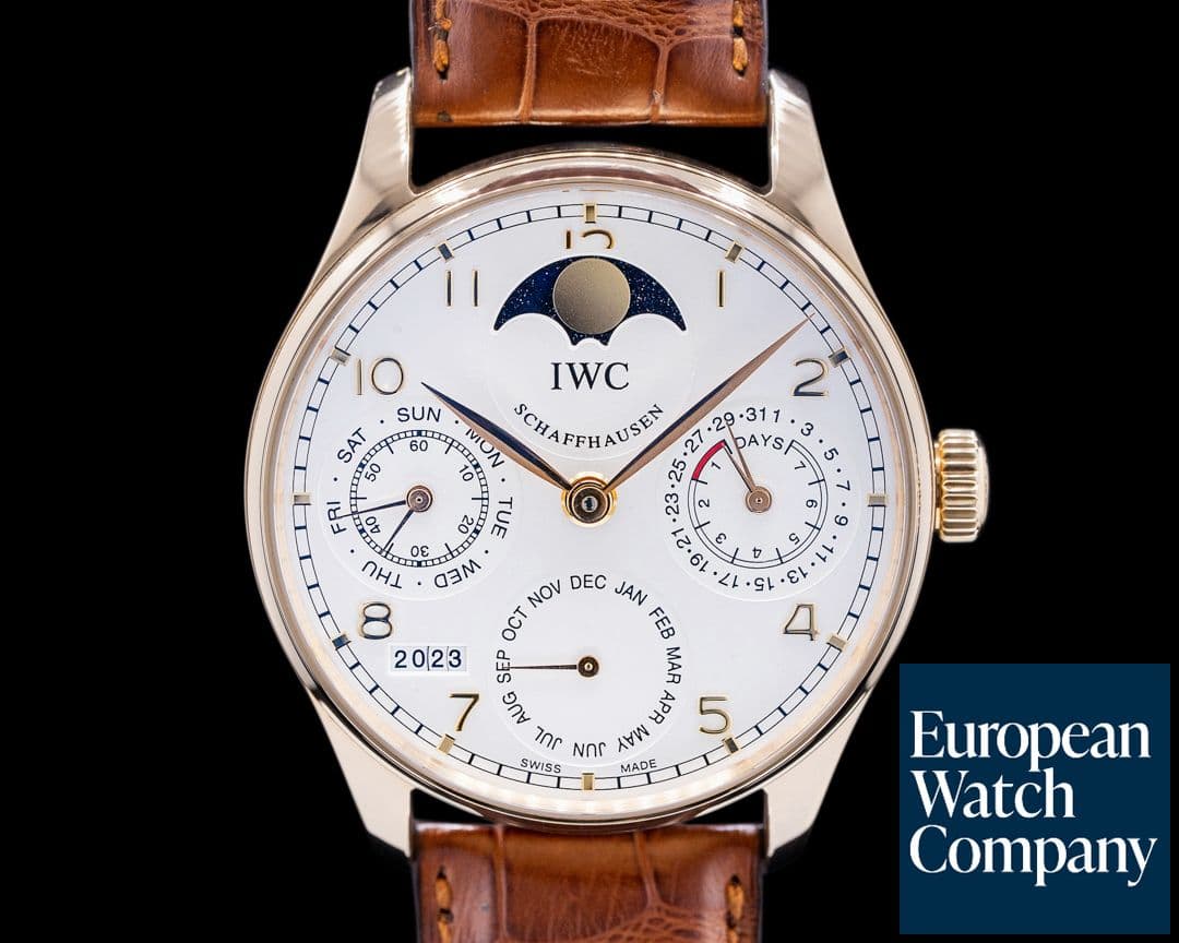 Image of IWC Portuguese Perpetual Calendar II 18K Rose Gold 