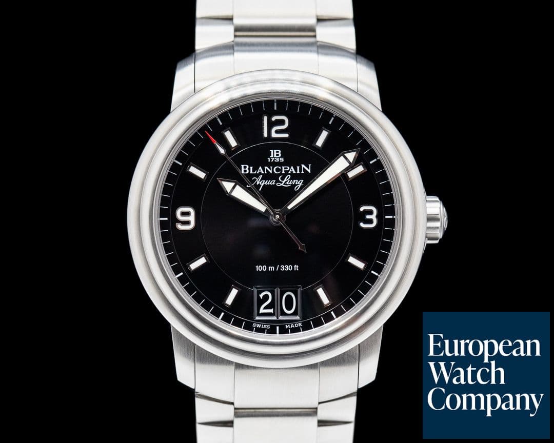 Image of Blancpain Aqualung SS Big Date SS Bracelet