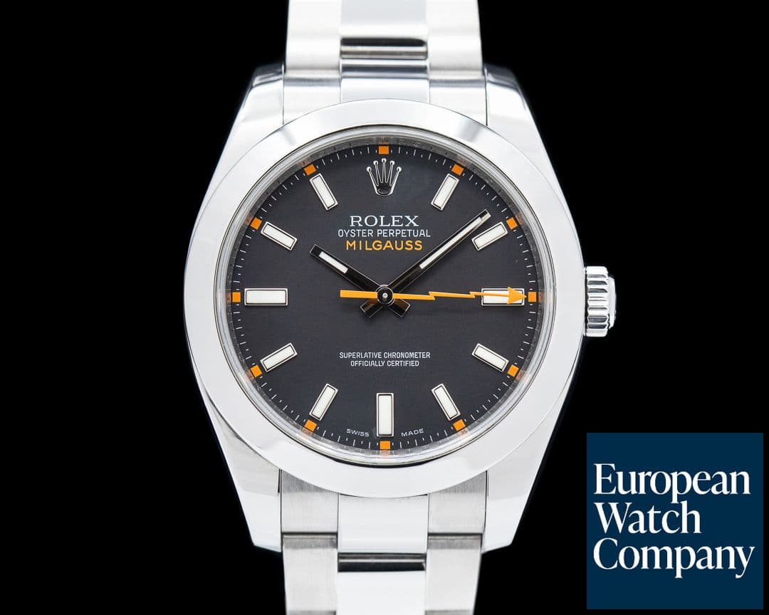 Image of Rolex Milgauss SS Black Dial